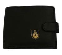 Royal Marines Shield Black Leather Mens Wallet RFID Protection ME21