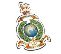 Royal Marines (SK31) Military Waterproof Vinyl Stickers Decal RM Veteran Commandoe Navy Bootneck100mm x 66mm