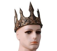 Royal Medieval King Crowns Adjustable Strap Tiaras Hairband Crownpiece For Special Occasion And