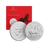 Royal Mint Lunar Year of the Horse UK 2026 Brilliant Uncirculated BU £5 Coin