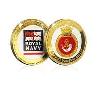 Royal Navy Memorabilia Collectable Gold Spoof Coin Medal - HMS Duncan