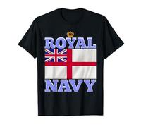 Royal Navy Sailor Gift Britain Ensign Flag Ship Vessel Boat T-Shirt