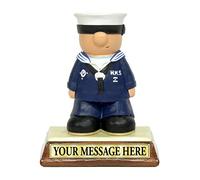 Royal Navy Sailor Gift. Personalised present Dad Son Birthday Retirement Grandad Husband. Passing Out Gift Graduation gift for him HMS Custom RN HMS Able Seaman Midshipman Warrant Petty Officer