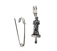 Royal Navy Sailor kilt pin Scarf or Brooch pin pewter emblem 3" 7.5 cm