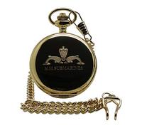 Royal Navy Submariner Pocket Watch Gold Engraved Crest Naval Ships Marine Military
