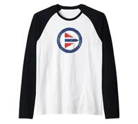 Royal Norwegian AIR Force Roundel Norway Armed Forces Raglan Baseball Tee