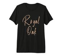 Royal Oak Michigan Vintage Elegant Design Premium T-Shirt