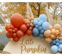 Royal orange Yellow blue Balloon Garland Arch Kit