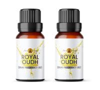 Royal Oudh Fragrance Oil 20ml (2x10ml) | Arabic Oud Style Scent for Perfume Oil, Home Diffuser, Burners, Candle Making, soap Making, Wax melt Making for Women & Men