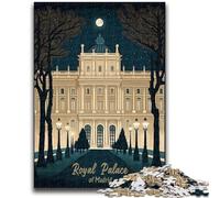 Royal Palace of Madrid 1000 Piece Jigsaw Puzzles for Teenagers Gifts, Educational Stress Relief Toy for Is Ideal As A Gift for The Whole Family 1000pcs(50x75cm)
