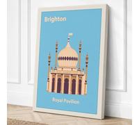 Royal Pavilion Brighton Canvas Wall Art Print 18x12 Inch | Ready to Hang, Gallery Wrapped, Fade-Resistant Inks, Securely Packaged, UK Made