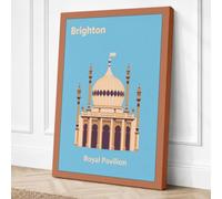 Royal Pavilion Brighton Canvas Wall Art Print 18x12 Inch | Ready to Hang, Gallery Wrapped, Fade-Resistant Inks, Securely Packaged, UK Made