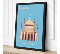 Royal Pavilion Brighton Canvas Wall Art Print 18x12 Inch | Ready to Hang, Gallery Wrapped, Fade-Resistant Inks, Securely Packaged, UK Made
