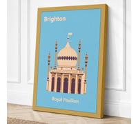 Royal Pavilion Brighton Canvas Wall Art Print 30x20 Inch | Ready to Hang, Gallery Wrapped, Fade-Resistant Inks, Securely Packaged, UK Made