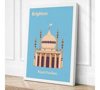 Royal Pavilion Brighton Canvas Wall Art Print 36x24 Inch