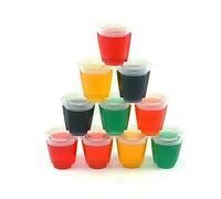 Royal Penn Products, LLC 50 EZ-Squeeze Jello Shot Cups with Lids - 2 oz. Max Capacity by