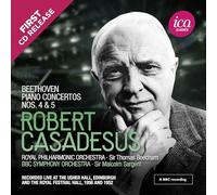 ROYAL PHILHARMONIC ORCHESTRA; THOMAS BEECHAM; ROBERT CASADESUS - BEETHOVEN: PIANO CONCERTOS NOS. 4 & 5 (LIVE)