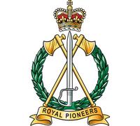 Royal Pioneer Corps (SK7) Military Waterproof Vinyl Stickers Decal RPC Veteran Squaddie Army 100mm x 66mm