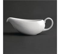Royal Porcelain Classic White Gravy Boat 380ml (2 pack)