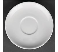 Royal Porcelain Classic White Tea Cup Saucers 150mm