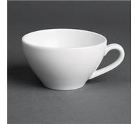 Royal Porcelain Classic White Tea Cups 230ml (12 pack)