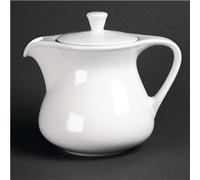 Royal Porcelain Classic White Tea Pots 750ml Infuser Restaurant