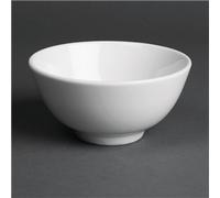 Oriental Rice Bowl - Colour: White. Diameter: 130mm. Capacity: 360ml. Box quantity: 24.