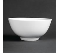 "Oriental Rice Bowl - Colour: White. Dimensions: 150mm (6""). Box quantity: 6"