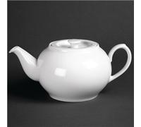 Royal Porcelain Oriental Teapot with Lid 1L