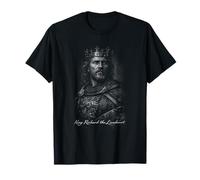 Royal Portrait King Richard The Lionheart Medieval T-Shirt