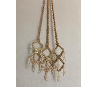 Royal Punjabi Gold Work Paranda with Gota & Tassels | Bridal Braid Hair Accessory for Wedding, Jaggo, Mehndi & Sangeet | Traditional Parandi Jewelry for Women