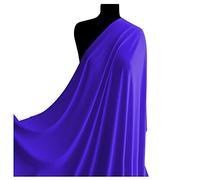 Royal Purple Lycra Nylon Spandex Fabric 4-Way Stretch Material for Dresses, Activewear, Swimwear, Dancewear, Decoration & Gymnastics l 60" - 150cm Wide | Sold by The Metre
