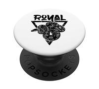 Royal Python Snake Keeper Gift For Reptile Fans PopSockets PopGrip: Swappable Grip for Phones & Tablets