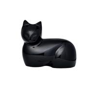 Royal Rapture Cat Kitty Figurine Pet Urn For Ashes Cremation Funeral Memorial Love Urns decorative|Alloy| (Black Cat, 5") RCM04-01