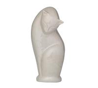 Royal Rapture Cat Kitty Figurine Pet Urn For Ashes Cremation Funeral Memorial Love Urns decorative|Alloy| (Pearl Cat, 9") RCM03-03
