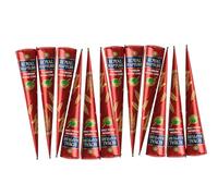 Royal Rapture Temporary Hand Tattoo Dark Brown Colouring -100% Natural Indian Design for Festivals & Parties(Nupur Godrej Keveri) (12 Cone) RRHC01-03