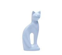 Royal Rapture Urn for Ashes Charming Funeral Memorial Cremation Cat Figurine Pet Love Urns decorative|Alloy|(White Cat,9") RCM01-01
