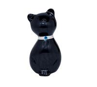 Royal Rapture Urn For Ashes Cremation Funeral Memorial Love Urns decorative Cat Kitty Figurine Pet|Alloy| (Black Kitty, 8.5") RCM02-02