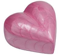 Royal Rapture Urn for Ashes Funeral Cremation Memorial Keepsake Heart Love Urns decorative Alloy (Pink, 3") RHM01-07