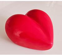 Royal Rapture Urn for Ashes Funeral Cremation Memorial Keepsake Heart Love Urns decorative Alloy (Red, 5") RHM01-10