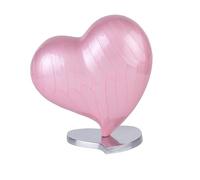 Royal Rapture Urns for ashes Memorial Funeral Cremation Adult Human Child Love Urns decorative Heart (Pink, 6") RHM02-05