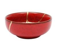 Royal Red Kintsugi Bowl, Gold Repair Ceramic Pottery, Kintsugi Pottery for wellness and reconnection, Ceramic Japanese Pottery for Decoration, Traditional Japanese Decor, One of Kind Piece of Art