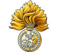 Royal Regiment of Fusiliers (SK25) Military Waterproof Vinyl Stickers Decal RRF Veteran Squaddie Army 100mm x 79mm