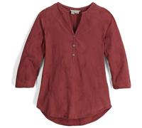Royal Robbins - Women's Oasis Tunic II 3/4 Sleeve - Blouse size L, red