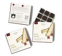 Royal Sandal Incense Bricks (3 x 9 Bricks) Refill Pack by Aromafume | Made with Sandal Flower & Sandalwood | Ideal for prayer and rituals | Natural, Low Smoke, Non toxic Incense Bricks