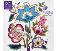 Royal School of Needlework Wall Calendar 2027 (Art Calendar)