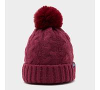 Royal Scot Chunky Knit Bobble Hat Wine One Size