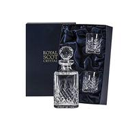 Royal Scot Crystal Edinburgh Crystal Decanter and Tumblers Set