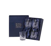 Royal Scot Edinburgh Crystal Whisky Tumblers, 7oz - Set Of 4