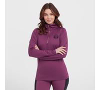 Royal Scot Womens Emily Half Zip Stretch Top Wine 1, Wine
